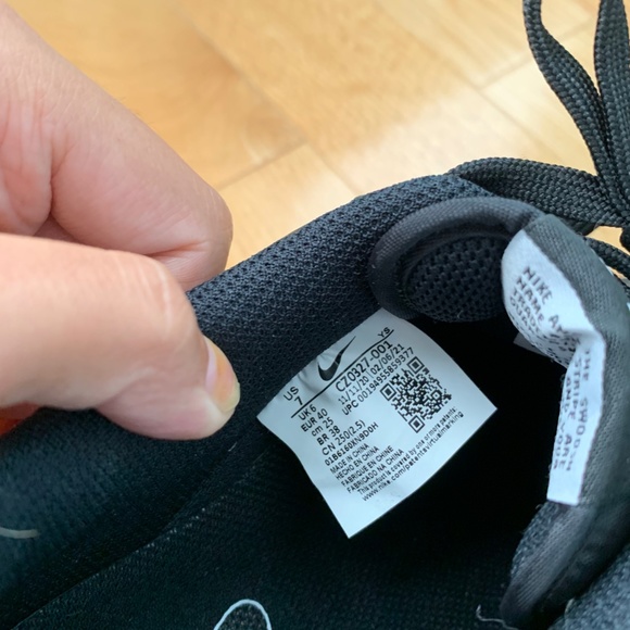 Nike Air Force 1 Low '07 LX ll NIKE BLACK AIR FORCES ("Hello') - Picture 6 of 6